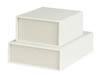 Coffret Plastique 70 x 200 x 215mm - beige et brun
