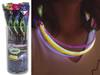 Colliers en Tubes Néon Fluorescents Ø0.5 x 27.5cm - Différentes Couleurs (24 Sachets/boîte)