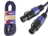 Connecteur Haut-Parleur Male 4 Broches Vers Male Bleu (10M)