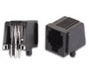 Connecteurs Modulaires pour CI RJ12 6 broches 4 contacts, Version Coudé
