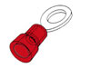 Cosse a Oeil 4.3mm - Rouge, 10pcs