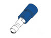 Cosse Cylindrique Mâle Bleue, 10pcs