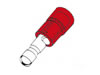 Cosse Cylindrique Mâle Rouge, 10pcs