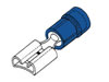 Cosse Femelle 4.8mm Bleu, 100pcs