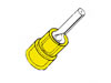 Cosse Femelle Cylindrique Jaune, 10pcs