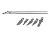 Cutter de precision livre avec 5 lames