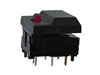 Digitast Dip Push-button Switch Grey Cap - Red LED