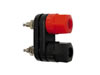Double Borne de Raccordement Rouge - Noir