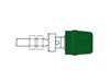 Douille 4mm - Longue Tige - Vert (pk 10A)