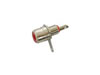 Embase RCA Femelle - Nickelée - Rouge