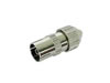 Fiche Coax Femelle Tv 9.5mm/2.3mm Métallique