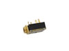 Fiche Jack 3.5mm Stéréo Femelle, Doré, montage Chassis