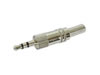 Fiche Jack 3.5mm Stéréo Mâle, Nickelé