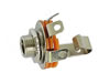 Fiche Jack 6.35mm Mono Femelle - Montage Chassis - a Circuit Ouvert