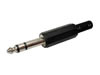 Fiche Jack 6.35mm Stéréo Mâle