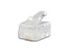 Fiche Modulaire RJ11 6 broches 4 contacts, 50 Pcs En Blister