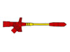 Grip-fils de securite avec contacts isoles - rouge (kleps 2700)