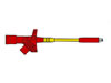 Grip-fils à pince crocodile isolee - rouge (kleps 2800)