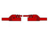 Hirschmann - Cordon de Mesure Isole 4mm 25 cm avec Reprise - Rouge (MLB-Sh/Ws 25/1)