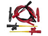 Hirschmann - Jeu d'Accessoires pour Applications de Securite 4mm -Iec10102Xgrip-Fils a Pince,2Xpointe de Touche,2Xpointe de Derivation,2Xcordon de Mesure