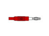 Hirshmann - Adaptateur Fiche 4mm vers 2mm - Rouge (mzs 4)