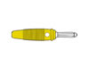 Hirshmann - Fiche Multicontacts 4mm a Trou Transversal - Jaune (bula 20k)