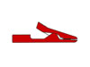 Hirshmann - Pince crocodile isolee 2mm - rouge (ma1)