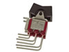 Interrupteur a Bascule Bipolaire Vertical Coude Pour CI ON-OFF-(ON)