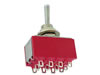 Inverseur Tetrapolaire Vertical ON-OFF-(ON) - Type Pour CI