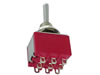 Inverseur Tripolaire Vertical ON-OFF-(ON) - Type Pour CI