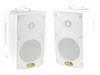 Jeu de 2 Enceintes Dynamiques Deux Voies 2 x 20W - 16 Ohms et 100V (Blanc)