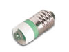 Lampe LED avec Douille E10 5mm 12V Vert