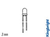 LED Faible Courant Vert Diffusant 3mm 3.2mcd