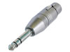 Neutrik - NA3FP - Adaptateur XLR 3p femelle - Jack 6.35 stéréo mâle