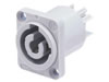 Neutrik - NAC3MPB - Powercon, Embase 3 Points, Gris, Renforce / Power Out
