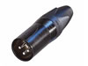 Neutrik - NC3MXX-BAG - Connecteur XLR, 3 Points Male, Argente, Noir