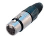 Neutrik - NC5FX - Connecteur XLR, 5 Points Femelle, Argente, Nickel