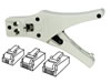 Pince à sertir pour connecteurs 4 broches 4 contacts, 6 broches 4 contacts, 8p8c (rj10, rj11, rj45)