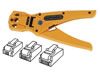 Pince à sertir pour connecteurs modulaires 4 broches 4 contacts, 6 broches 4 contacts, 8p6c (rj11, rj12, rj45)