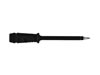 Pointe de Touche Flexible Isolee 4mm En Acier Inox - Noir (prüf 2)