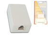 Prise Murale Modulaire 6 broches 4 contacts
