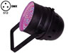 Projecteur LED PAR64 - Modèle Court - Noir - 183 x LEDs 10mm - DMX