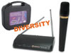 Systeme Microphone sans Fil : Recepteur avec 2 Antennes + 1 Microphone 238.320Mhz (Wr-108Dr + Wt-201)