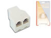 Triplite Modulaire 6 broches 4 contacts - 3 x Femelle
