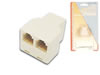 Triplite Modulaire 6 broches 6 contacts - 3 x Femelle