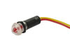 Voyant LED Vert 12V Resistant à L'eau - Boitier Noir