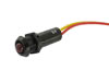 Voyant LED Vert Clignotant 12V - Boitier Noir